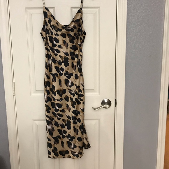 cotton candy la leopard dress
